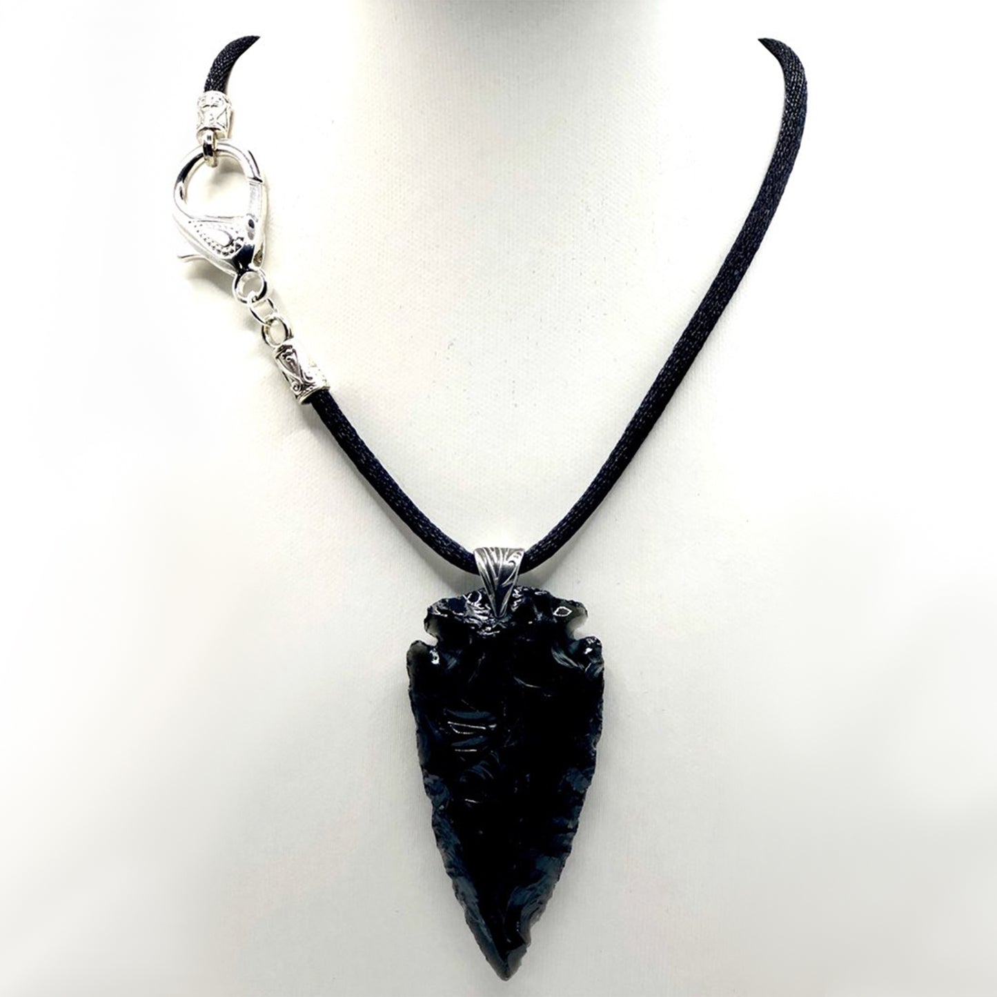 #63 Black Obsidian Arrow Head