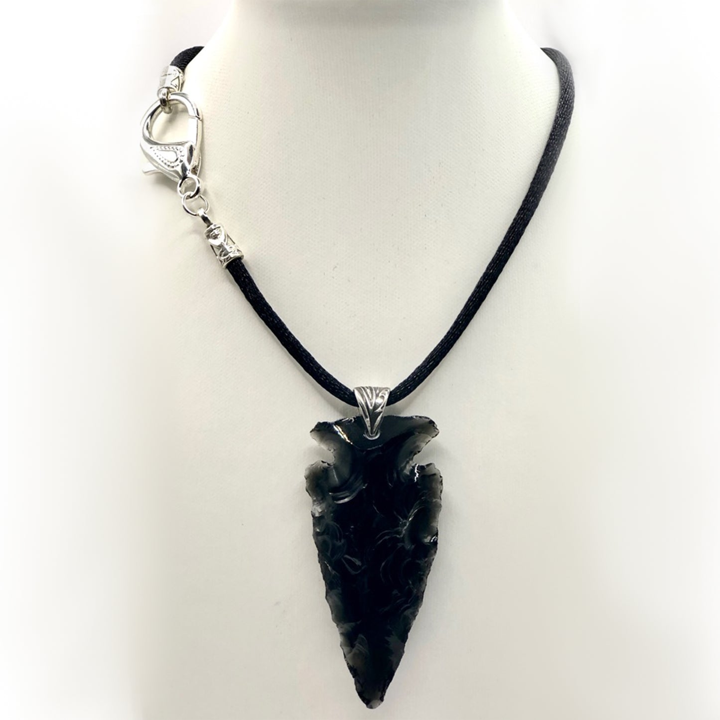 #68 Black Obsidian Arrow Head